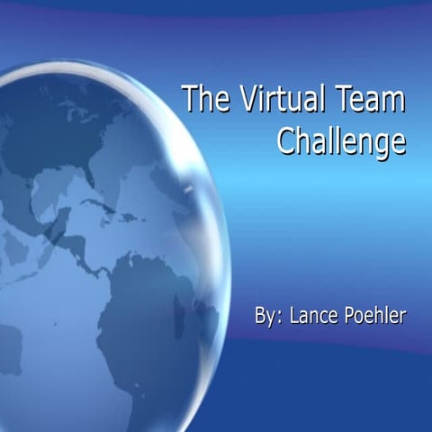 The Virtual Team Challenge3