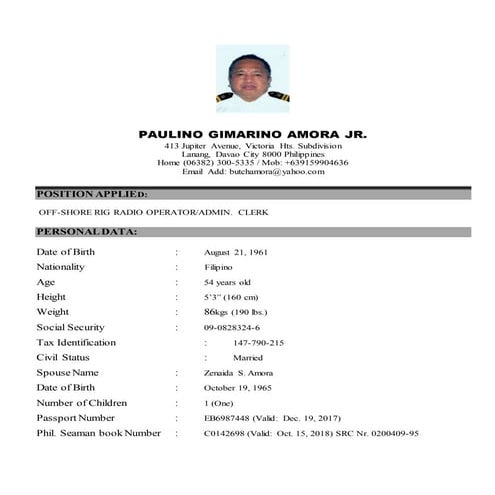 LATEST RESUME-Oct15