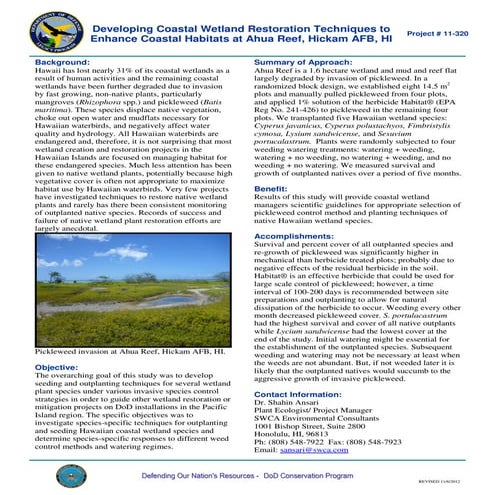 Ahua Reef_SWCA_Factsheet