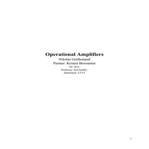 EE101 Lab4 Guillemaud