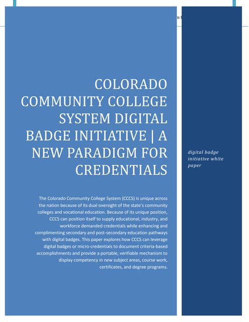 CCCS Digital Badging Taskforce Whitepaper BMP 1130