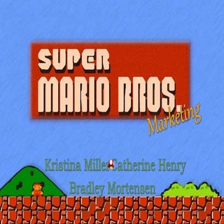 Super Mario Bros MKTG presentation