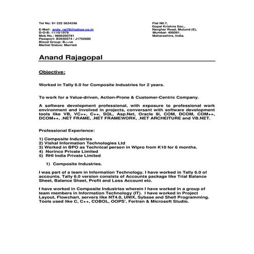 anand Bio-data  14 02  2016