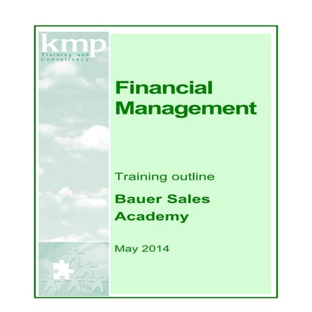 Financial Management Programme (BSA III)