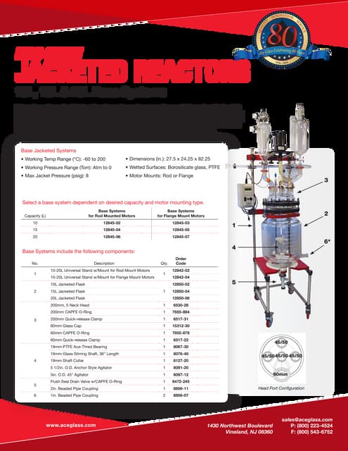 F1013R 10-15-20L jacketed systems