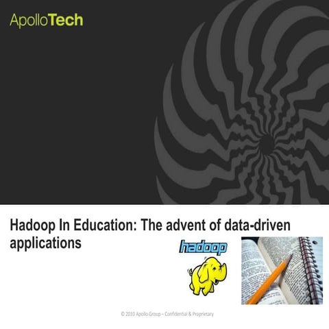 Hadoop in Education