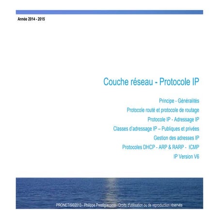 C4 Réseaux : Couche reseau