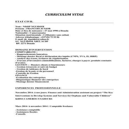 cv 2 | DOC