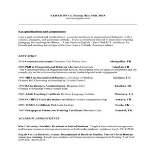 zeynephaleonerCVCOURSESPUBLICATIONS