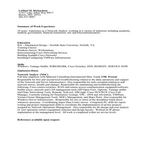 CMW Resume | DOCX