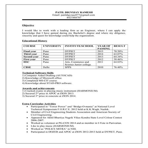 DIGZ RESUME - COPY
