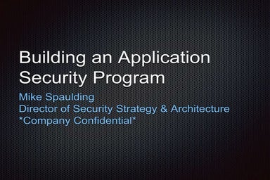 Building an AppSec Team Extended Cut
