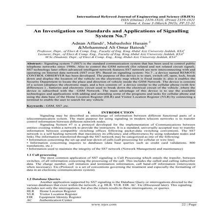 Ss7 module 2_v1-0 | PDF