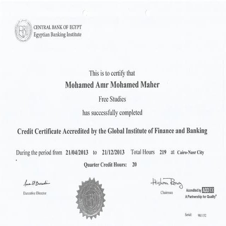 Credit Certificate - Credit Course | PDF