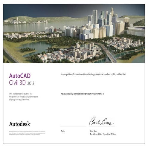 Autocad_Certificate | PDF