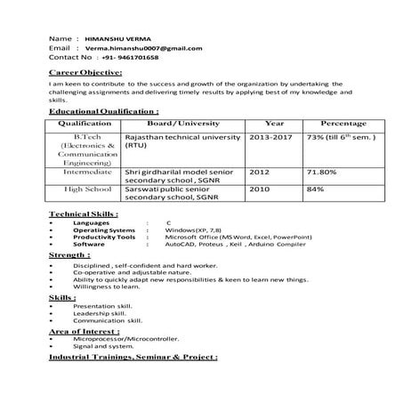 RANJAN RESUME 1 | DOCX