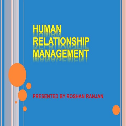 POM (HUMAN RELATIONSHIP MANAGEMENT)