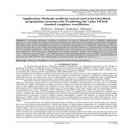 Application Methods artificial neural network(Ann) Back propagation structure...