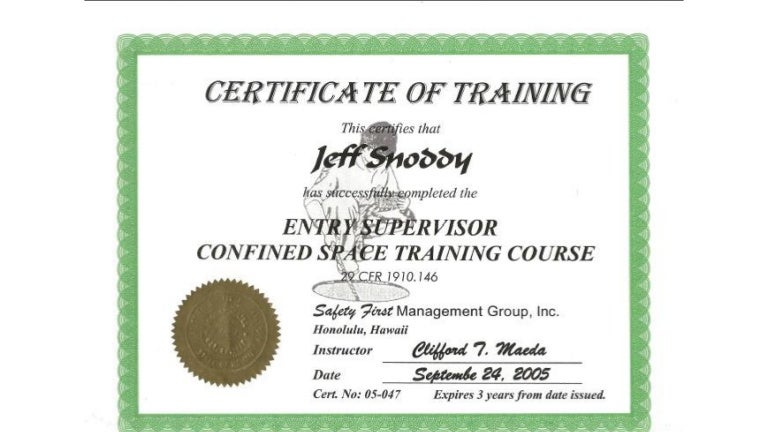 Hazmat Certificates