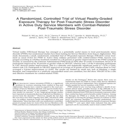 Transforming Mental Health: The Power of Virtual Reality Exposure ...