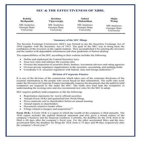Avoiding Common Errors in XBRL Financial Statements | PDF