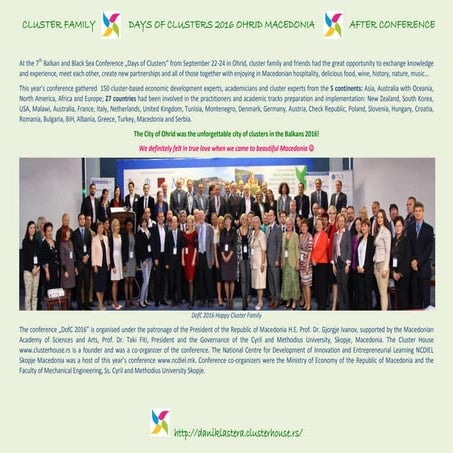 Days of Clusters 2016 - REPORT