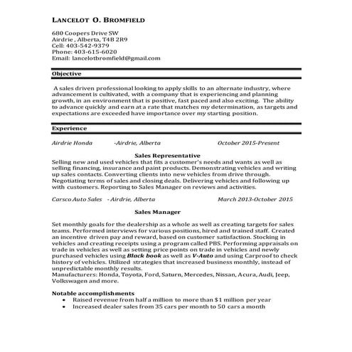 Lancelot Bromfield Resume-1