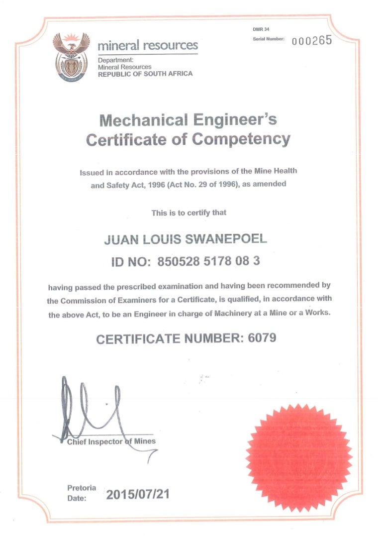 Gcc certificate