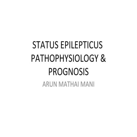 Status Epilepticus