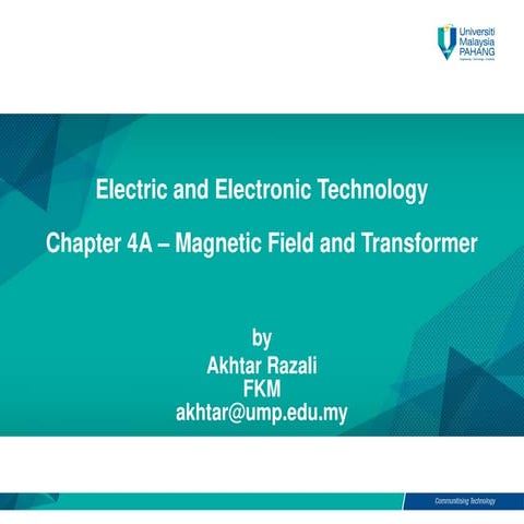 C4A - Magnetic Field and Transformer.pptx