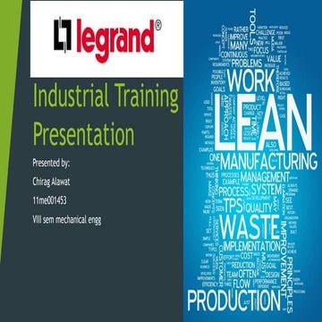Industrial Training Presentation