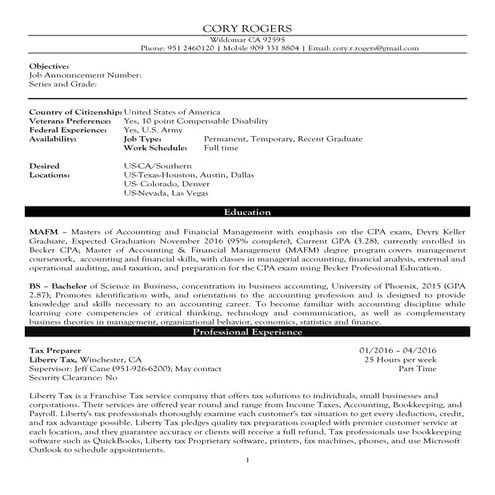 Marc Folladori resume | PDF