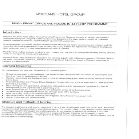 MHG Performance assessment 2