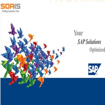 SOAIS Corporate SAP Presentation 