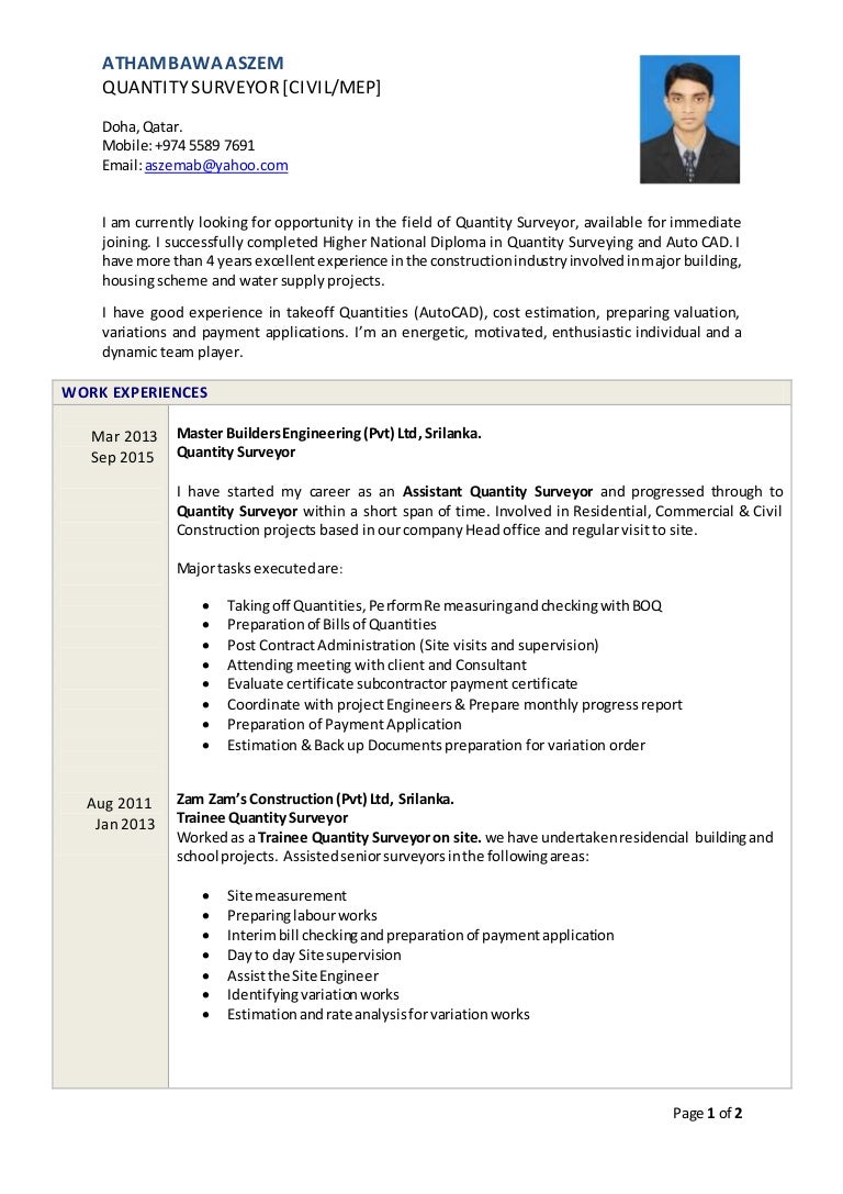 aszem qs cv qs cv