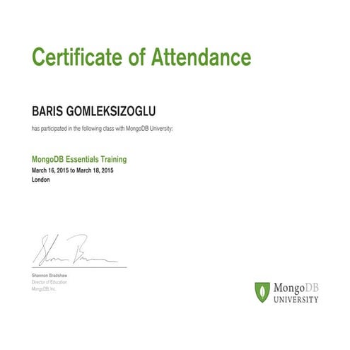 Mongodb_London_Training | PDF