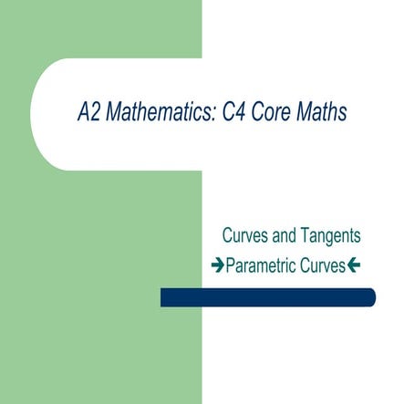 C4 parametric curves_lesson