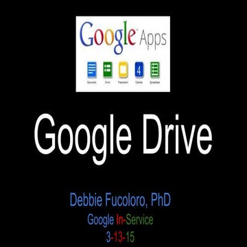 Introduction to Google Drive and GAFE