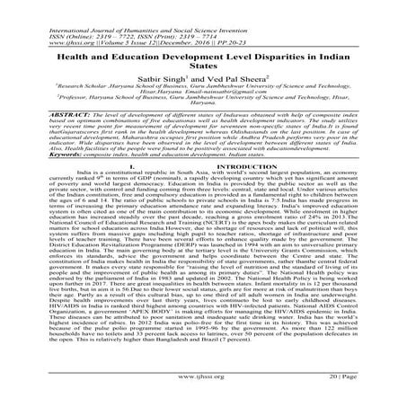 Health Status of Women in India | DOCX