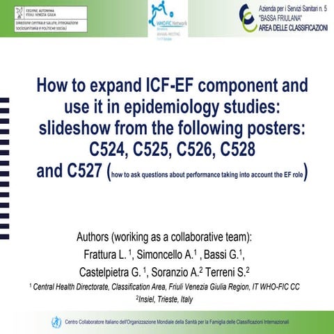 C524 c527 fruttura et al  results of studies related to the expansion of the environmental factors
