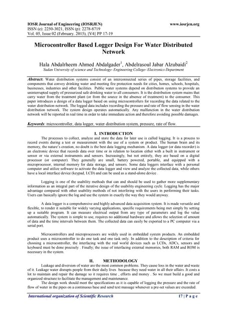 Water level monitoring system | PDF | Internet of Things | Internet