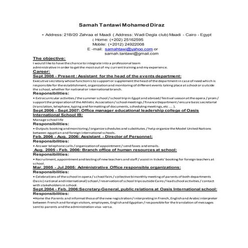 Resume ranya faisal alesh | DOCX