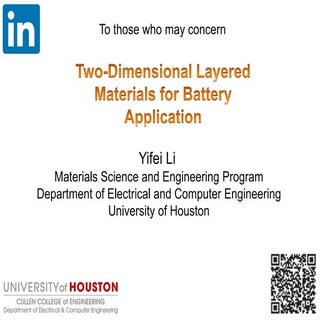 Two-Dimensional Layered Materials f...