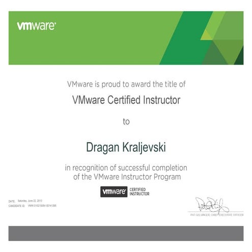 VMware Certified Professional 5 - Data Center Virtualization ...