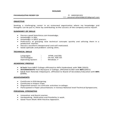 Pavan-Resume