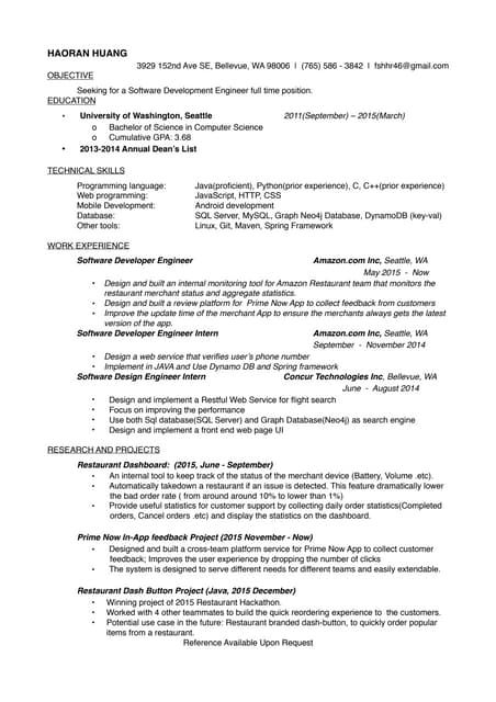 Resume 2015