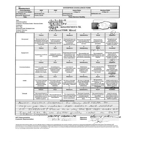 HENRY- JOB EVALUATIONS