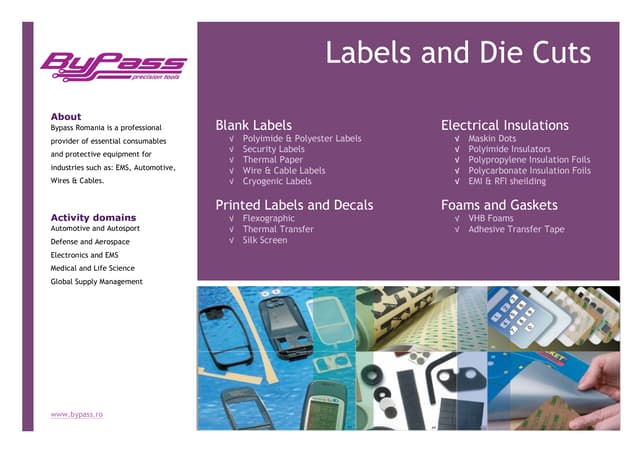 Bypass - Labels & Die Cuts