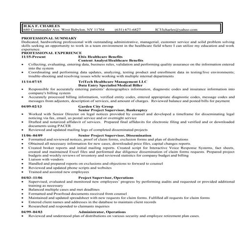 Doris McCoy Resume | PDF