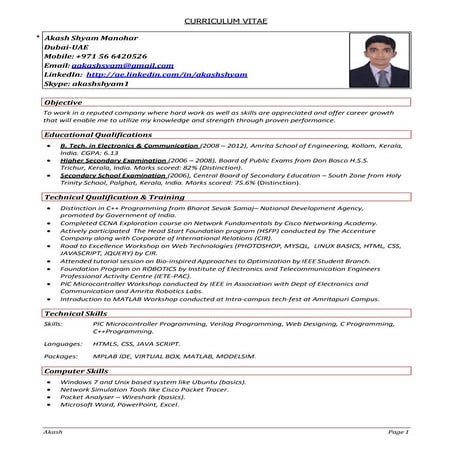 Akash CV